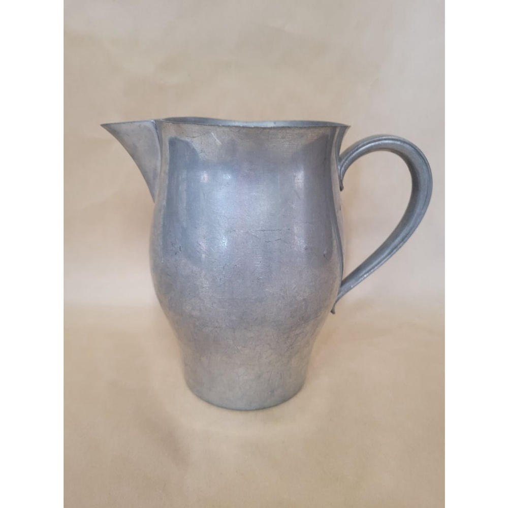English Pewter Pitcher, 7" tall, vintage, made in England